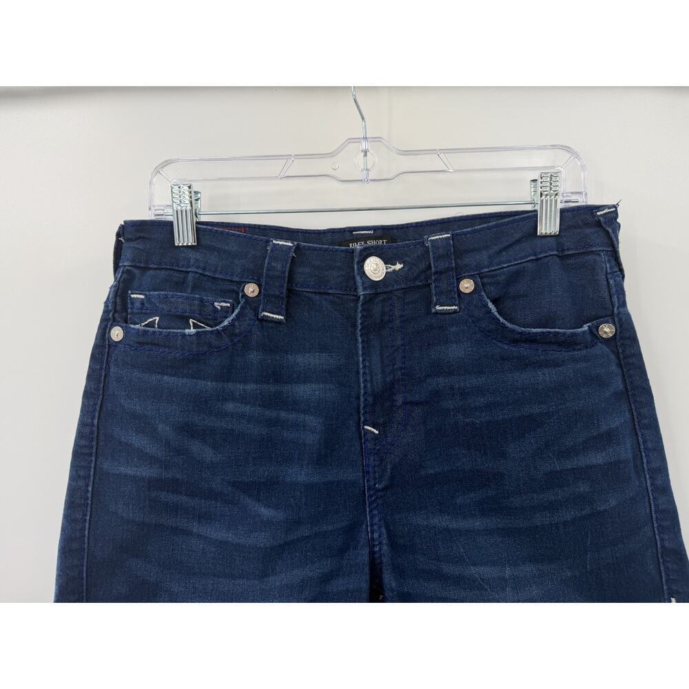 True Religion Classic Men's Riley Mid-Rise Bermuda Denim Shorts Casual Size 31 - Picture 2 of 10